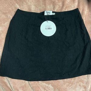 NWT black “Sheby” Princess Polly mini skirt